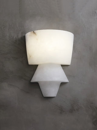 Alabaster Laboratory Cone Wall Light