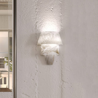 Alabaster Laboratory Cone Wall Light