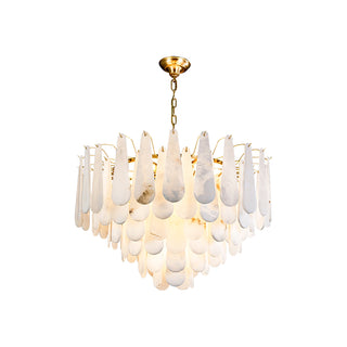 Alabaster Leon Drop Shape Chandelier