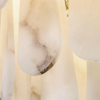 Alabaster Leon Drop Shape Chandelier