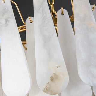 Alabaster Leon Drop Shape Chandelier