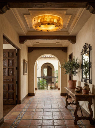 Alabaster Luriel Disk Ceiling Light - Vidirlighting