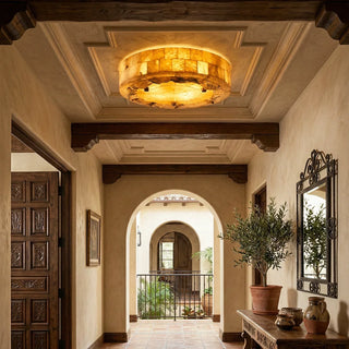 Alabaster Luriel Disk Ceiling Light - Vidirlighting