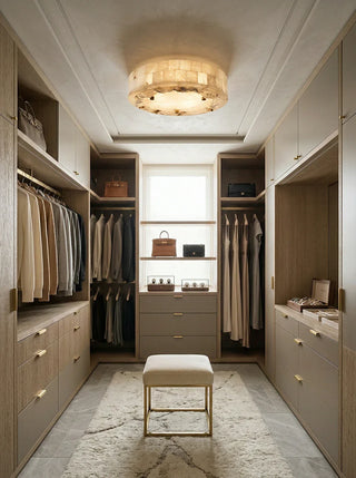 Alabaster Luriel Disk Ceiling Light - Vidirlighting