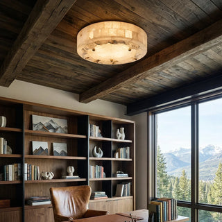 Alabaster Luriel Disk Ceiling Light - Vidirlighting