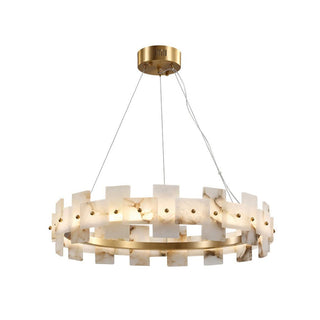 Alabaster Luxury Halo Chandelier