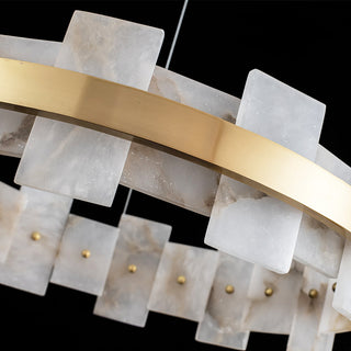 Alabaster Luxury Halo Chandelier