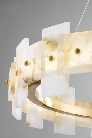 Alabaster Luxury Halo Chandelier