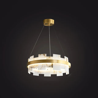 Alabaster Luxury Halo Chandelier