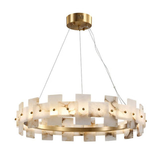 Alabaster Luxury Halo Chandelier