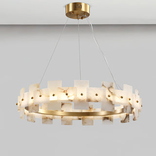 Alabaster Luxury Halo Chandelier