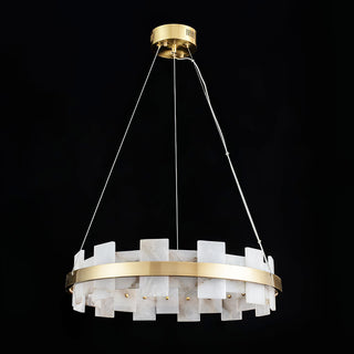 Alabaster Luxury Halo Chandelier