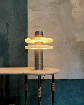 Alabaster Median Table Lamp