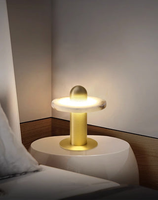 Alabaster Median Table Lamp