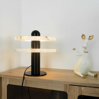 Alabaster Median Table Lamp