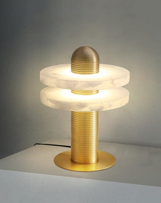 Alabaster Median Table Lamp