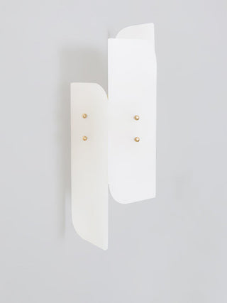 Alabaster Megalith Brass Wall Light