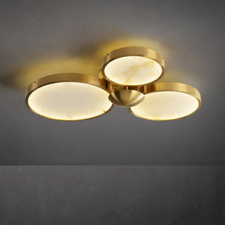 Alabaster Modern Disc Ceiling Light