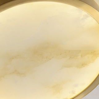 Alabaster Modern Disc Ceiling Light