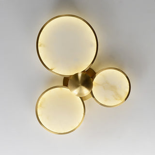 Alabaster Modern Disc Ceiling Light