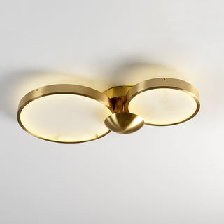 Alabaster Modern Disc Ceiling Light