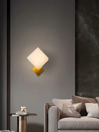 Alabaster Modern Gatsby Wall Sconce