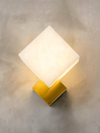 Alabaster Modern Gatsby Wall Sconce