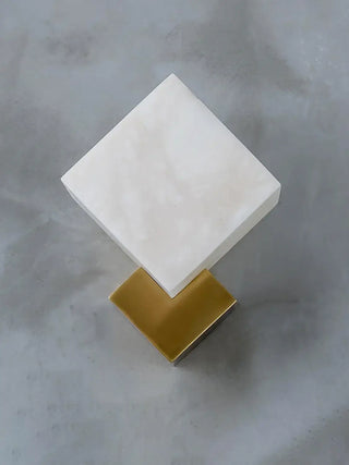 Alabaster Modern Gatsby Wall Sconce