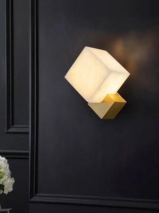 Alabaster Modern Gatsby Wall Sconce