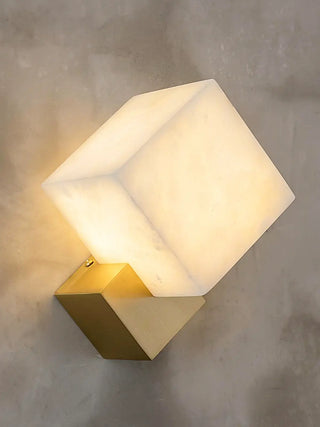 Alabaster Modern Gatsby Wall Sconce