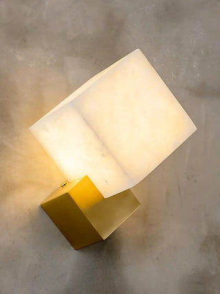 Alabaster Modern Gatsby Wall Sconce