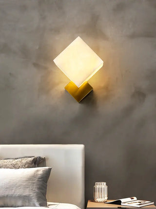 Alabaster Modern Gatsby Wall Sconce