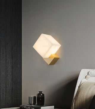 Alabaster Modern Gatsby Wall Sconce