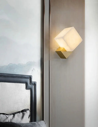 Alabaster Modern Gatsby Wall Sconce