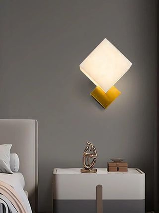 Alabaster Modern Gatsby Wall Sconce