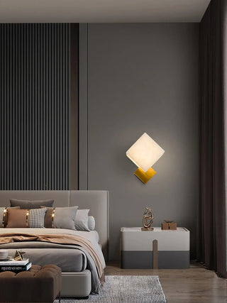 Alabaster Modern Gatsby Wall Sconce