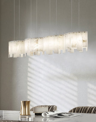 Alabaster Modern Layering Chandelier