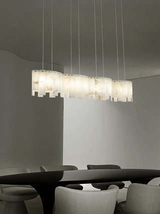 Alabaster Modern Layering Chandelier