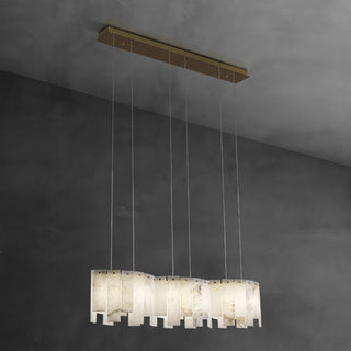 Alabaster Modern Layering Chandelier