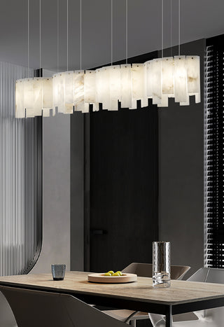 Alabaster Modern Layering Chandelier