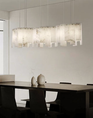 Alabaster Modern Layering Chandelier