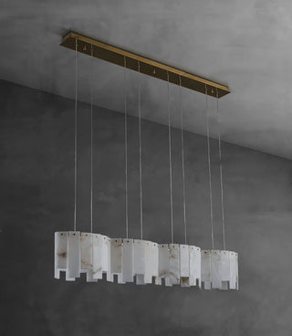 Alabaster Modern Layering Chandelier