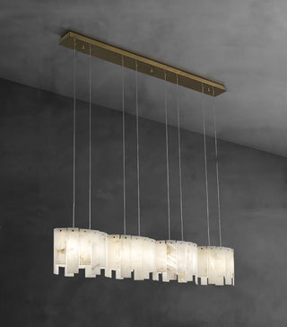 Alabaster Modern Layering Chandelier