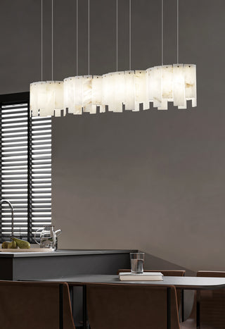 Alabaster Modern Layering Chandelier