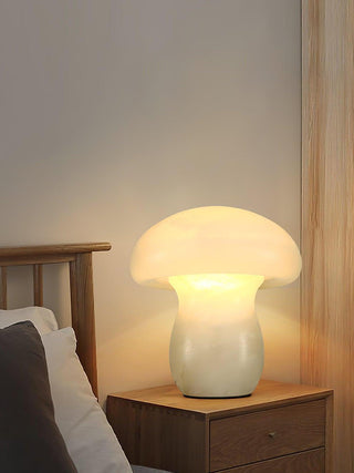 Alabaster Modern Mushroom Table Lamp