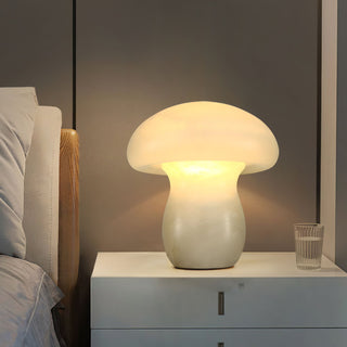 Alabaster Modern Mushroom Table Lamp