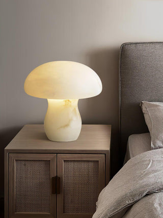 Alabaster Modern Mushroom Table Lamp