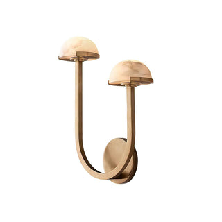 Alabaster Modern Mushroom Wall Lamp