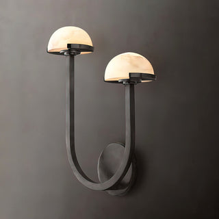 Alabaster Modern Mushroom Wall Lamp