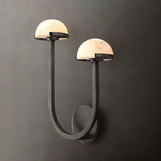 Alabaster Mushroom Wall Lamp